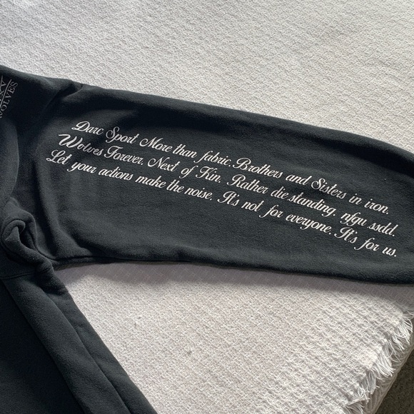 SHE Darc sport wolves body building club sweatpants black size medium - Picture 6 of 12